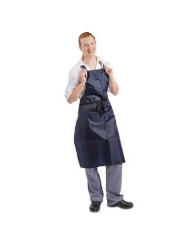 Tablier bavette déperlant Whites bleu