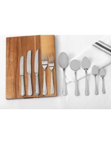 Cuillère à soupe ronde Olympia Bead (Lot de 12)