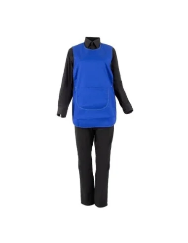 Tablier chasuble avec poche Whites bleu roi