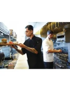 Veste de cuisine mixte Cool Vent Chef Works Montreal noire XS 2