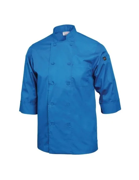 Veste de cuisine mixte Chef Works bleue M
