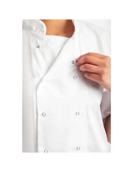Veste de cuisine mixte Whites Boston manches courtes blanche XS