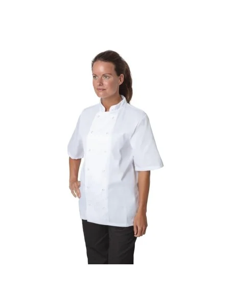Veste de cuisine mixte Whites Boston manches courtes blanche XS