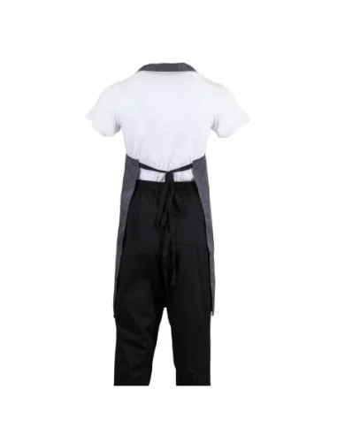 Tablier bavette Whites polyester-coton anthracite