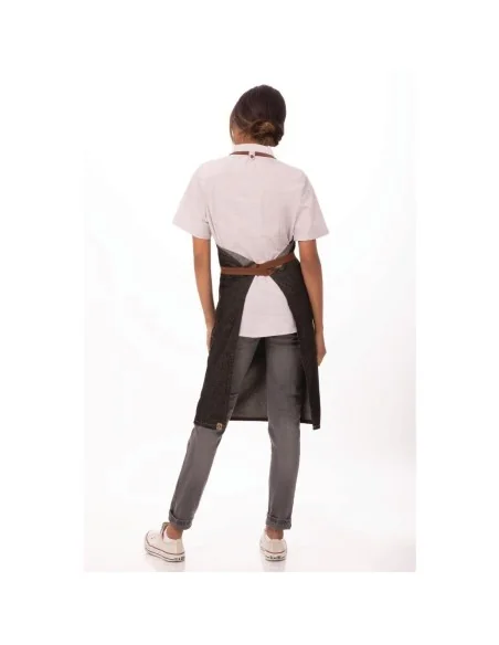 Tablier bavette Memphis Chef Works noir