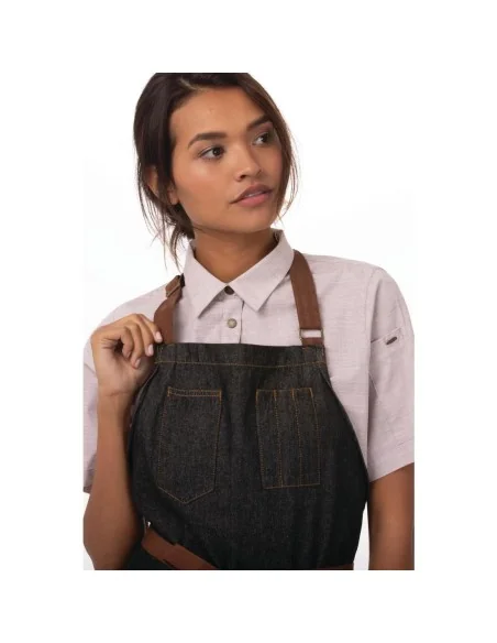 Tablier bavette Memphis Chef Works noir