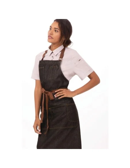 Tablier bavette Memphis Chef Works noir