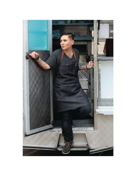 Tablier bavette Memphis Chef Works noir