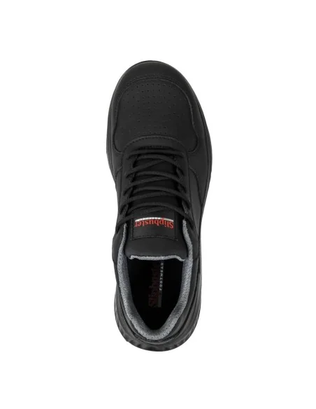 Baskets de sécurité noires en microfibre recyclée Slipbuster 38
