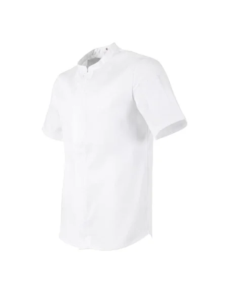 Veste de cuisinier en maille à manches courtes Southside Harlem blanche L