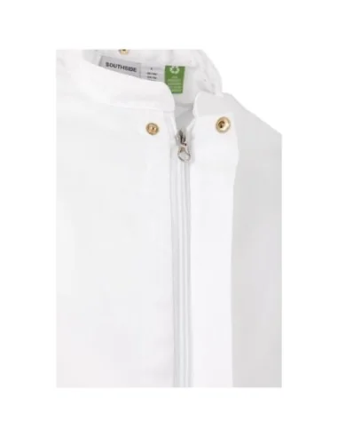 Veste de cuisinier en maille à manches courtes Southside Harlem blanche M