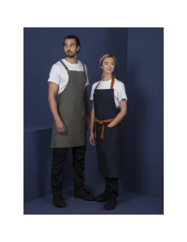 Tablier bavette en coton Southside kaki