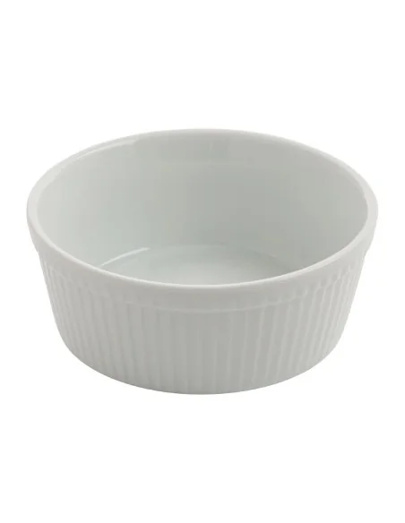 Plats à gratin ronds blancs Olympia 134mm (Lot de 6)
