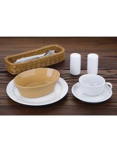 Plats à gratin ovales Olympia Stoneware 180 x 133mm (Lot de 6)