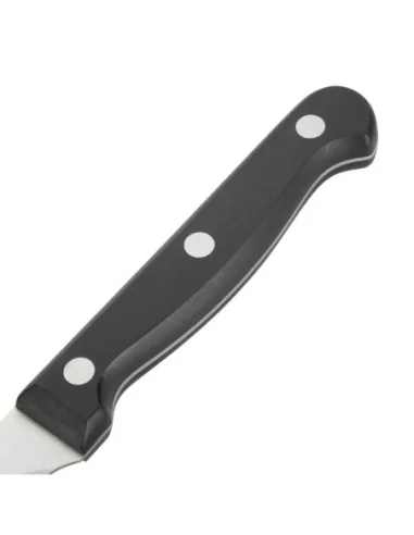 Couteaux à viande Olympia manche noir (Lot de 12)