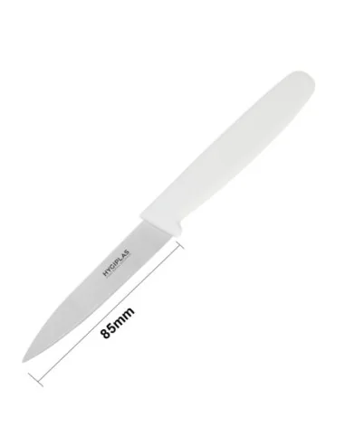 Couteau d'office Hygiplas blanc 7,5 cm