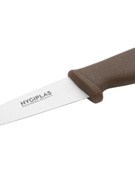Couteau d office Hygiplas marron 90mm