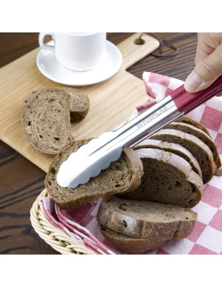 Pince de service à code couleur Hygiplas 300mm rouge