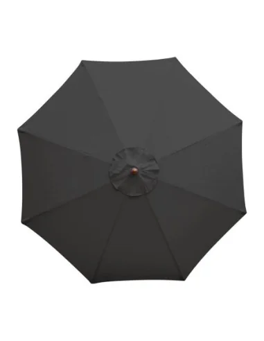 Parasol rond Bolero noir 2,5m
