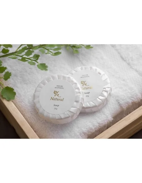 Savons enveloppés de papier Natural Taylor of London (Lot de 100)