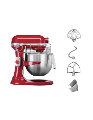 Batteur professionnel Kitchenaid 6,9L rouge 5KSM7990XEER