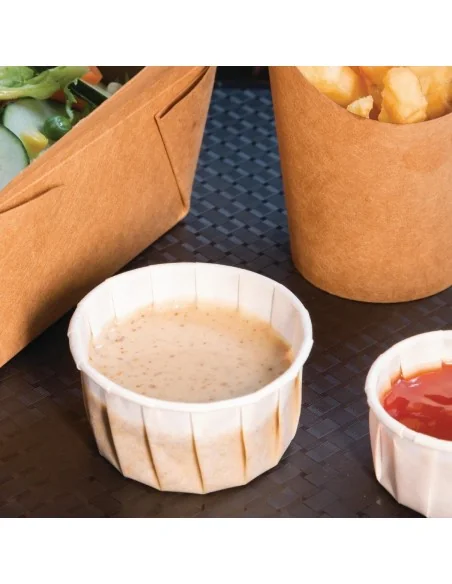 Pot à sauce biodégradable 112ml (Lot de 250)