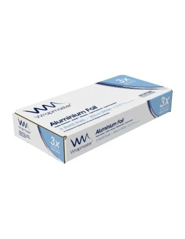 Papier aluminium pour distributeur compact Wrapmaster (Lot de 3)