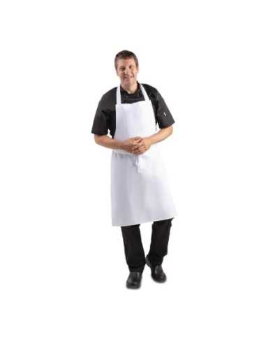 Tablier bavette Whites blanc