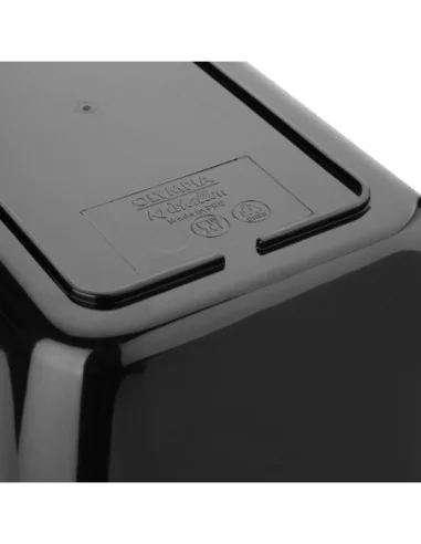 Saladier noir medium Olympia Kristallon