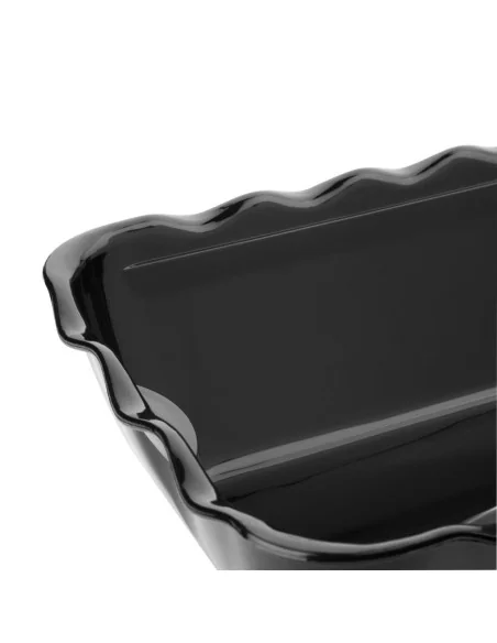 Saladier noir medium Olympia Kristallon