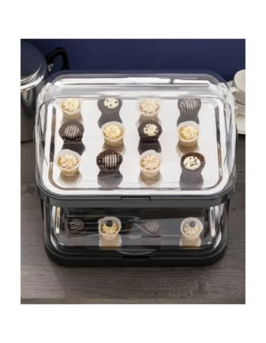 Plateau réfrigéré à 2 étages couvercle rabattable APS