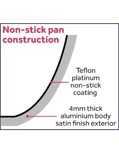 Poêle antiadhésive induction Vogue 240mm