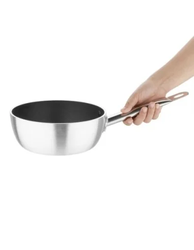 Sauteuse induction conique antiadhésive Vogue 200mm