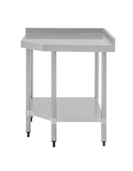 Table d'angle inox Vogue 600mm