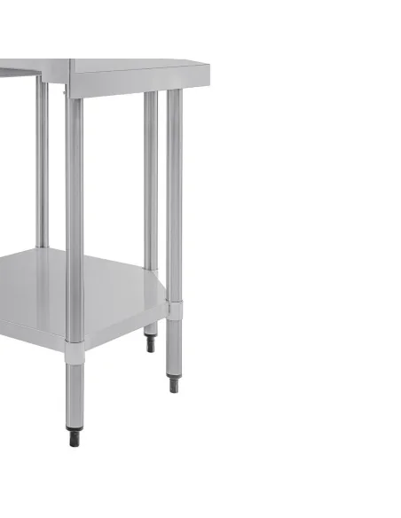 Table d'angle inox Vogue 600mm
