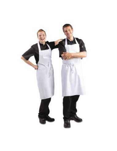 Tablier bavette Whites blanc