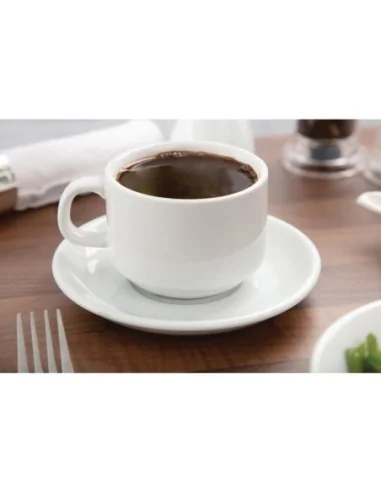 Tasses empilables Olympia Athena 200ml (Lot de 24)