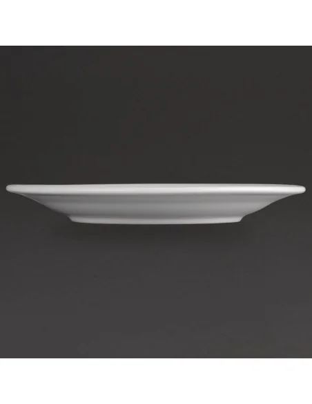 Assiettes à bord large Olympia Athena 165mm (Lot de 12)