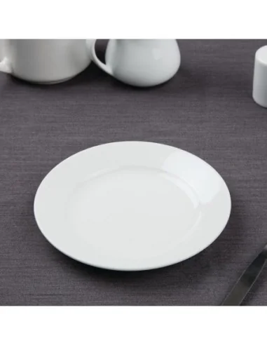 Assiettes à bord large Olympia Athena 165mm (Lot de 12)