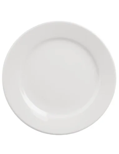 Assiettes à bord large Olympia Athena 165mm (Lot de 12)