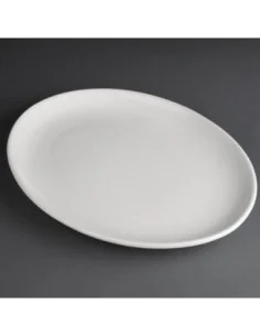 Assiettes ovales Olympia Athena 254 x 197mm (Lot de 12) 2