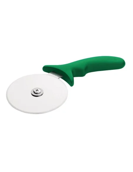 Roulette à pizza Hygiplas 102mm verte