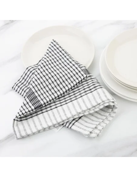 Torchons Vogue Wonderdry noirs (Lot de 10)