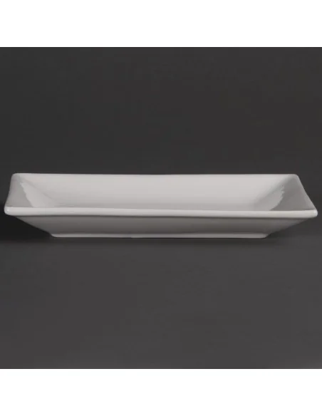 Plat rectangulaire de service 200 x 130mm Olympia (Lot de 6)