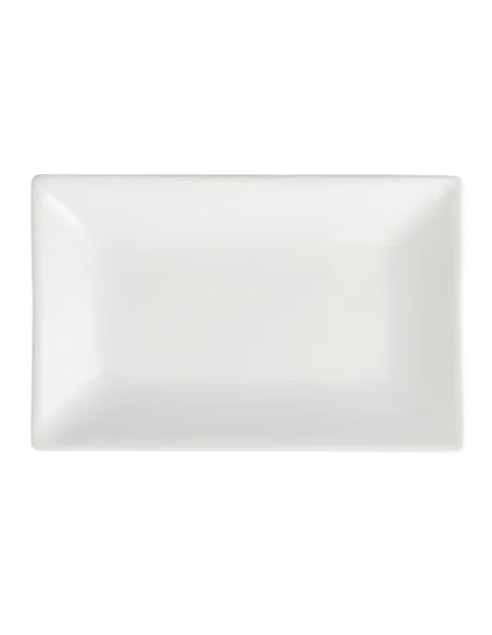 Plat rectangulaire de service 200 x 130mm Olympia (Lot de 6)