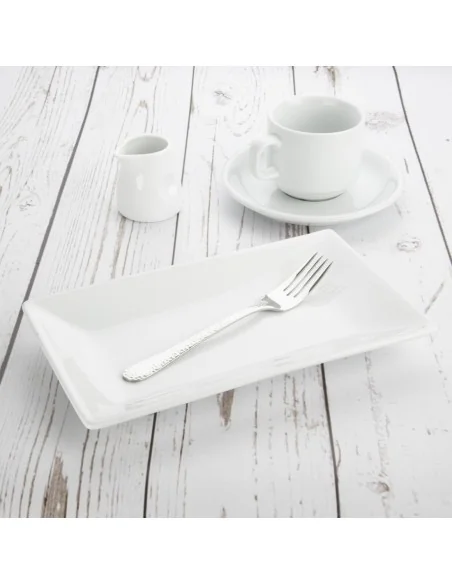 Plat rectangulaire de service 250 x 150mm Olympia (Lot de 4)