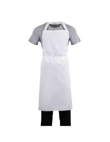 Tablier bavette Whites blanc XL