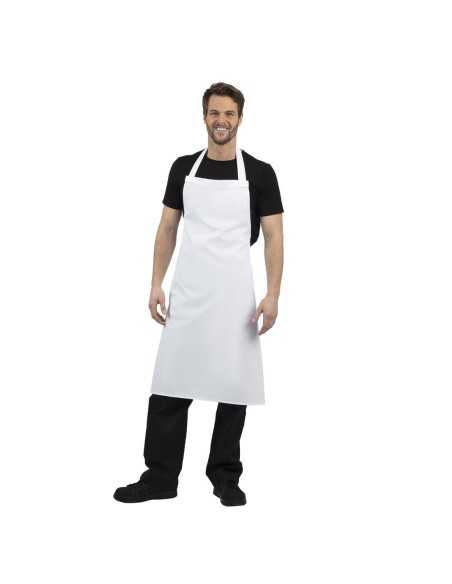 Tablier bavette Whites blanc XL