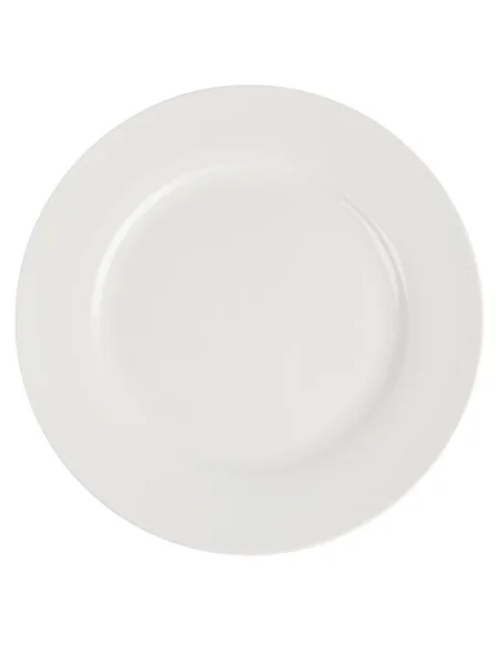 Assiettes rondes à bord large Olympia Lumina 270mm (Lot de 4)