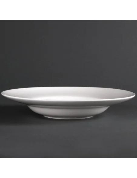 Assiettes creuses à soupe ou pâtes Olympia Lumina 205mm (Lot de 6)